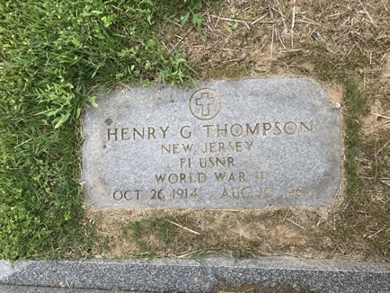 Henry G. Thompson Grave Marker
